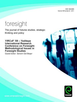 cover image of foresight, Volume 13, Issue 2